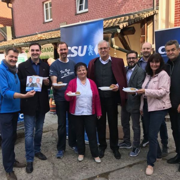 Das Beste für Bayern! Endspurt im Wahlkampf.