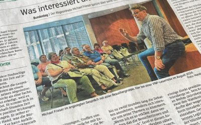 Besucher aus Franken im Bundestag – Was interessiert die Gäste am meisten?